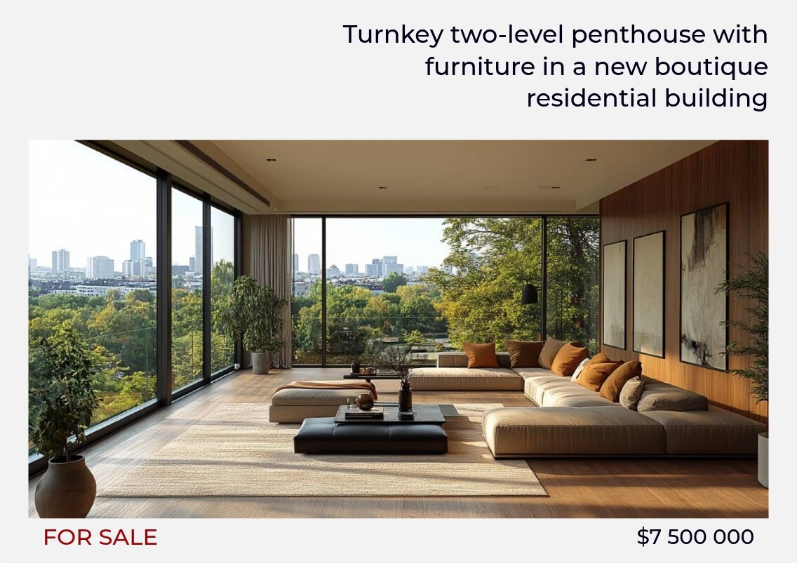 View of Penthouse Presentation Template: Showcase Luxury Properties Online ...